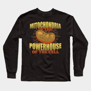 Mitochondria Biology Microbiology Biologist Gift Long Sleeve T-Shirt